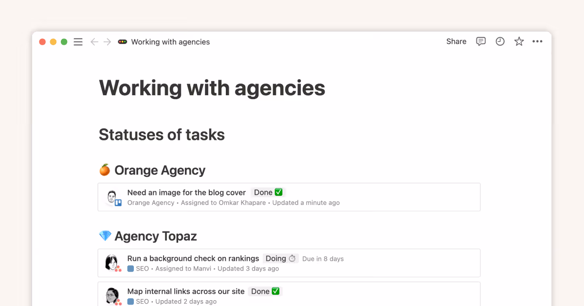 Use link previews to collaborate, manage projects, and ship faster